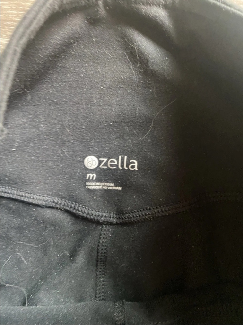 Zella 7/8 Live In Black High-Waist Performance Leggings - Picture 4 of 5